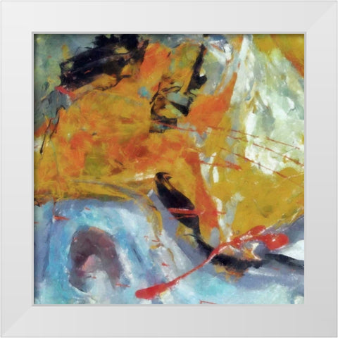 STIGMA II White Modern Wood Framed Art Print by Greene, Taylor