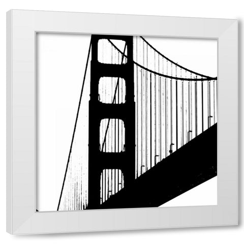 Nutral Sanfran White Modern Wood Framed Art Print by Greene, Taylor