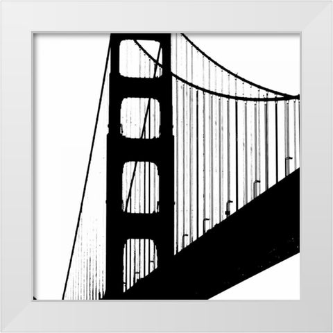 Nutral Sanfran White Modern Wood Framed Art Print by Greene, Taylor