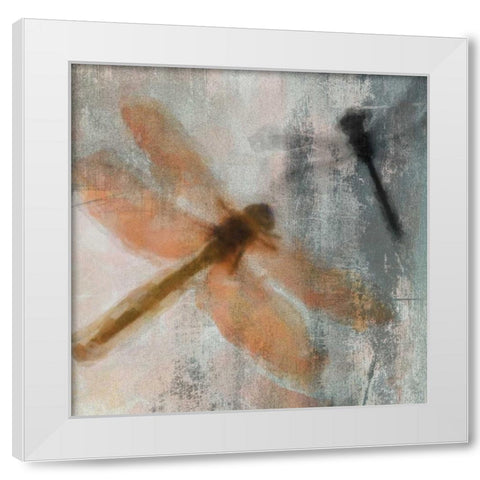 Dragons Fly 1 White Modern Wood Framed Art Print by Greene, Taylor