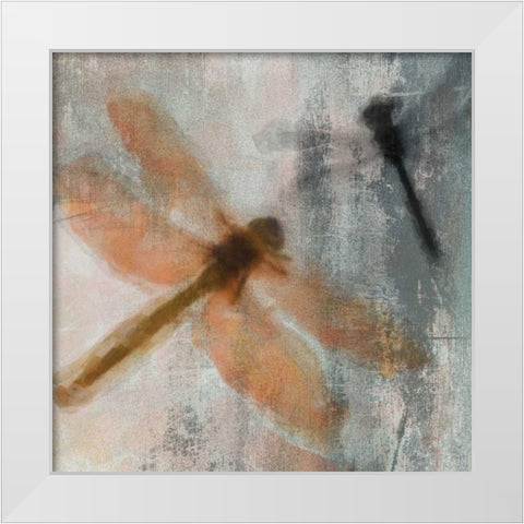 Dragons Fly 1 White Modern Wood Framed Art Print by Greene, Taylor