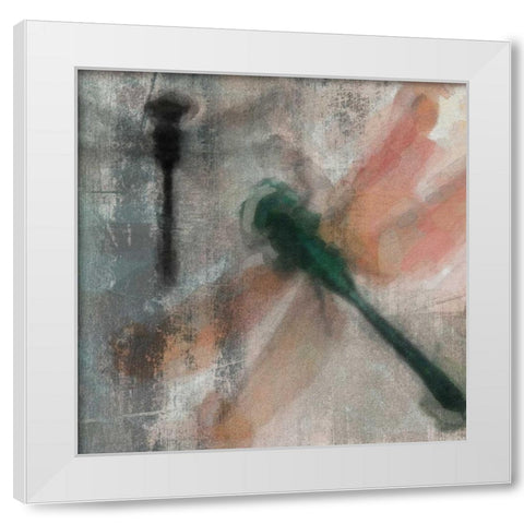 Dragons Fly 2 White Modern Wood Framed Art Print by Greene, Taylor