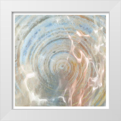 Shell Abstract 2 White Modern Wood Framed Art Print by Greene, Taylor