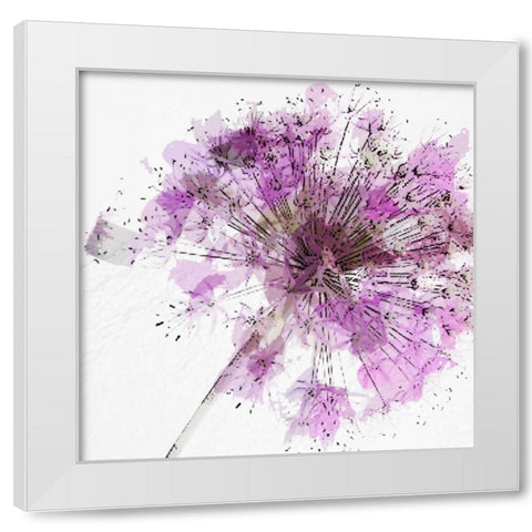 Modern Lilac II White Modern Wood Framed Art Print by Greene, Taylor