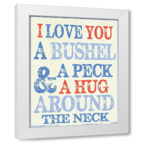 A Peck White Modern Wood Framed Art Print by Greene, Taylor