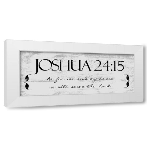 THE LORD White Modern Wood Framed Art Print by Greene, Taylor