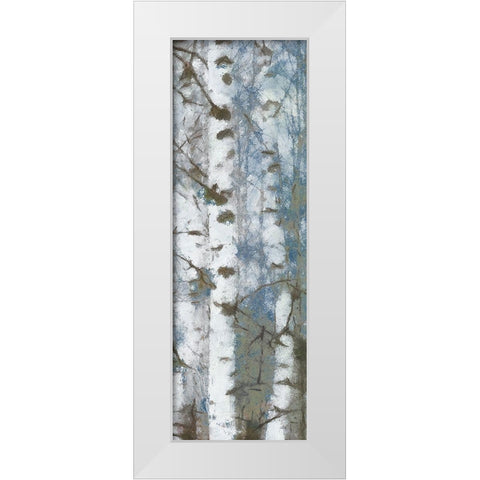 Birch Scape 3 White Modern Wood Framed Art Print by Greene, Taylor