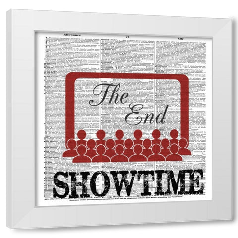 SHOWTIME 2 White Modern Wood Framed Art Print by Greene, Taylor