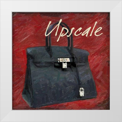 Uplscale Bag White Modern Wood Framed Art Print by Greene, Taylor