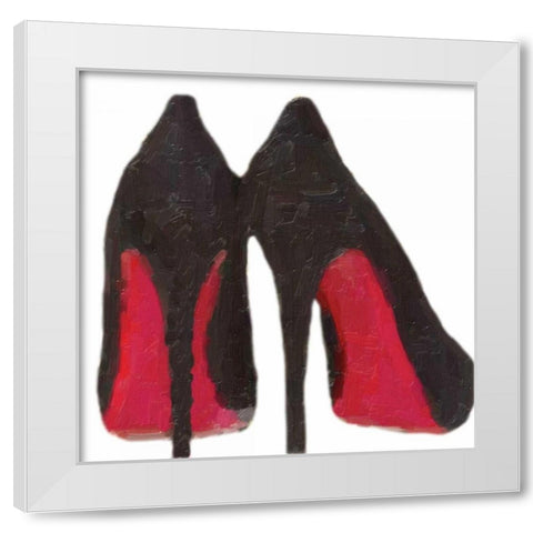 Fashion Patch White Modern Wood Framed Art Print by Greene, Taylor