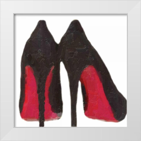 Fashion Patch White Modern Wood Framed Art Print by Greene, Taylor