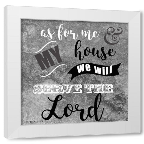 Lords House White Modern Wood Framed Art Print by Greene, Taylor