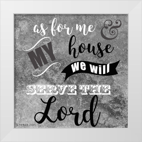 Lords House White Modern Wood Framed Art Print by Greene, Taylor