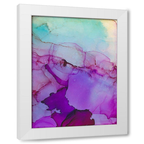 Aurora White Modern Wood Framed Art Print by Troisi, Jonny