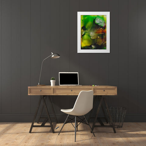 September Sun White Modern Wood Framed Art Print by Troisi, Jonny