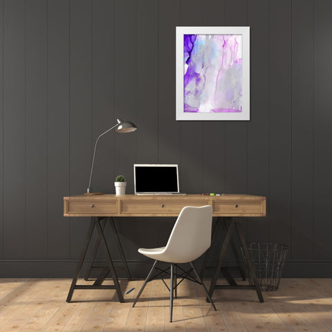 Super Nova White Modern Wood Framed Art Print by Troisi, Jonny