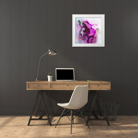Whisper White Modern Wood Framed Art Print by Troisi, Jonny