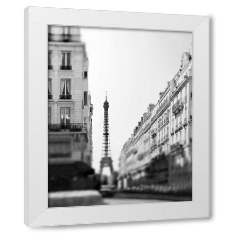 Dawn Paris White Modern Wood Framed Art Print by Telik, Tracey