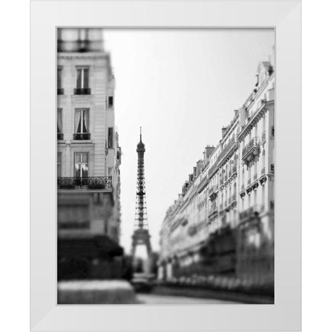 Dawn Paris White Modern Wood Framed Art Print by Telik, Tracey