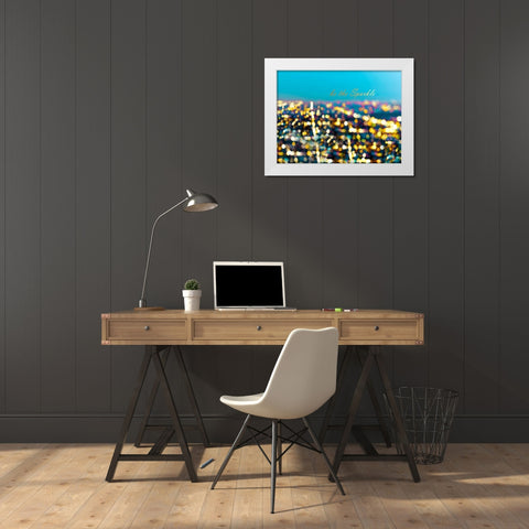 Be The Sparkle White Modern Wood Framed Art Print by Telik, Tracey