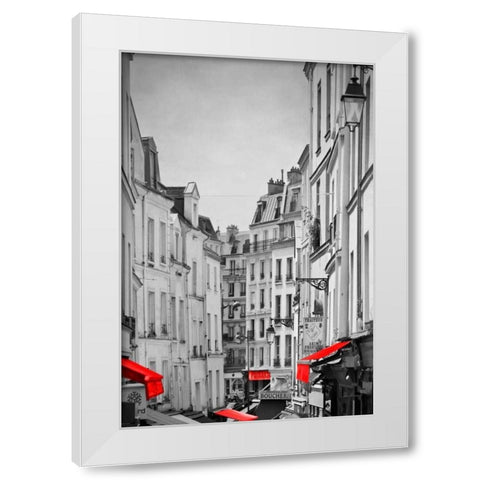 Between The Mouftard 2 White Modern Wood Framed Art Print by Telik, Tracey