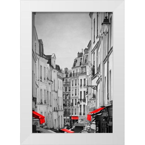 Between The Mouftard 2 White Modern Wood Framed Art Print by Telik, Tracey