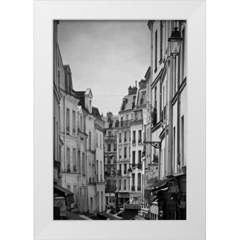 Between The Mouftard 1 White Modern Wood Framed Art Print by Telik, Tracey