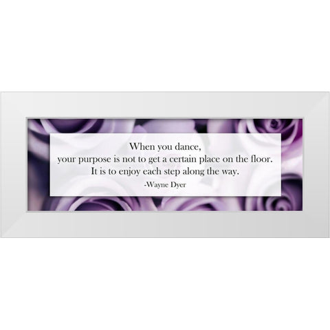 Panel Rose 2 White Modern Wood Framed Art Print by Telik, Tracey
