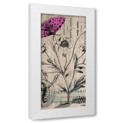 Botanical 9 White Modern Wood Framed Art Print by Jordan, Elizabeth