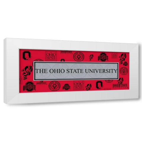 Ohio 2 White Modern Wood Framed Art Print by Pazan, Tony