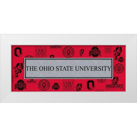 Ohio 2 White Modern Wood Framed Art Print by Pazan, Tony