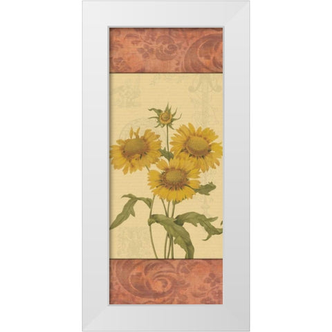 Utica White Modern Wood Framed Art Print by Pazan, Tony