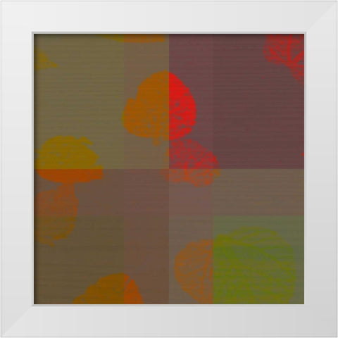 Placid White Modern Wood Framed Art Print by Pazan, Tony