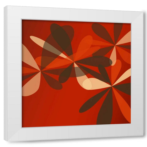 Spice Tone White Modern Wood Framed Art Print by Pazan, Tony