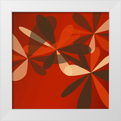 Spice Tone White Modern Wood Framed Art Print by Pazan, Tony