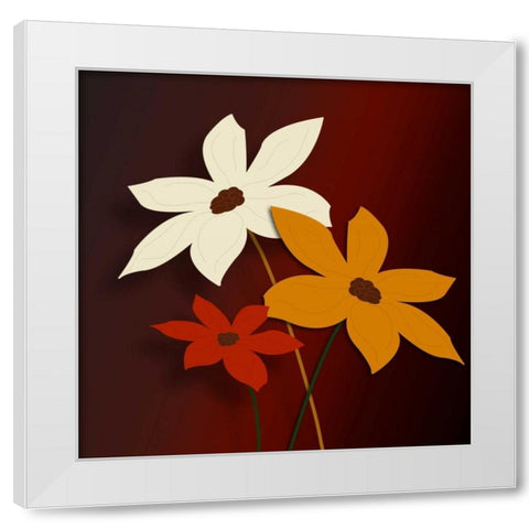 Good Crowd White Modern Wood Framed Art Print by Pazan, Tony