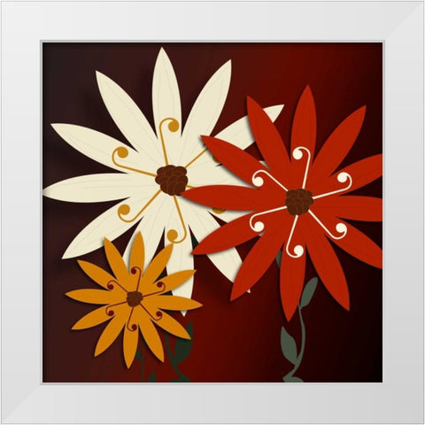 Zillow White Modern Wood Framed Art Print by Pazan, Tony