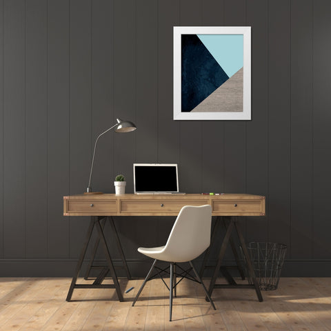 Scandinavian 1 White Modern Wood Framed Art Print by Urban Epiphany