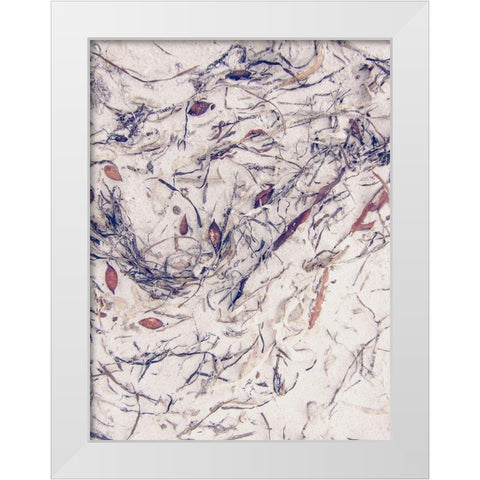 Shells 2 White Modern Wood Framed Art Print by Urban Epiphany