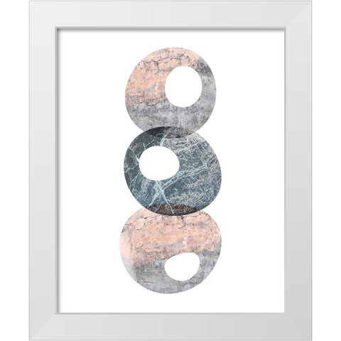 Scandinavian Balance 1 White Modern Wood Framed Art Print by Urban Epiphany