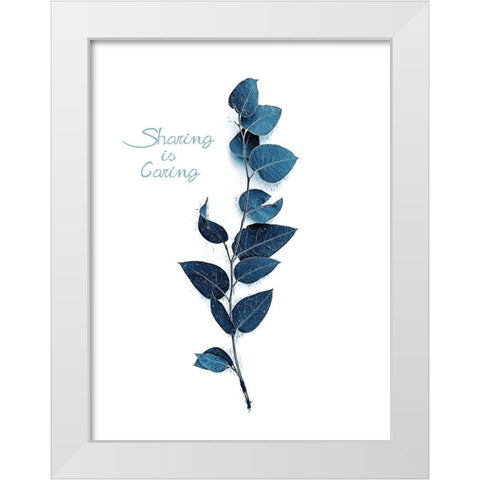 Tiny Branch Baltic Sea White Modern Wood Framed Art Print by Urban Epiphany