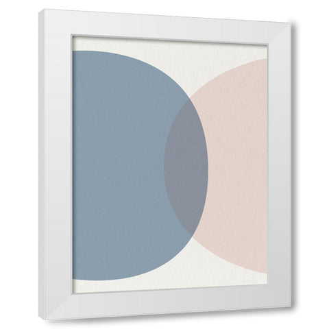 Mid Century Soft Luxe White Modern Wood Framed Art Print by Urban Epiphany