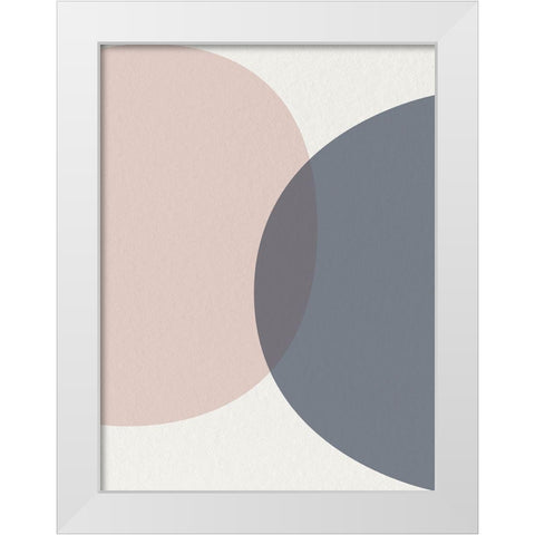 Mid Century Soft Luxe 3 White Modern Wood Framed Art Print by Urban Epiphany