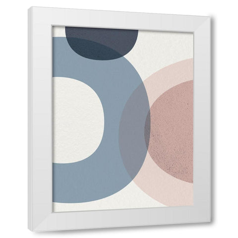 Mid Century Soft Luxe 5 White Modern Wood Framed Art Print by Urban Epiphany