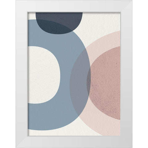 Mid Century Soft Luxe 5 White Modern Wood Framed Art Print by Urban Epiphany