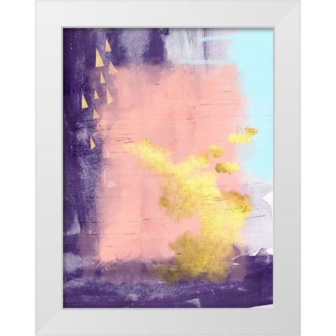 Bright Abstract White Modern Wood Framed Art Print by Urban Epiphany