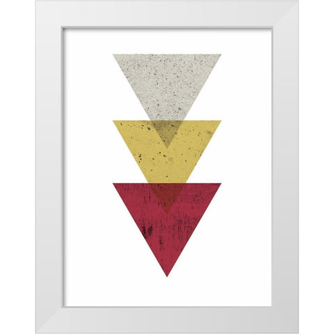 Mid Century Safari D White Modern Wood Framed Art Print by Urban Epiphany
