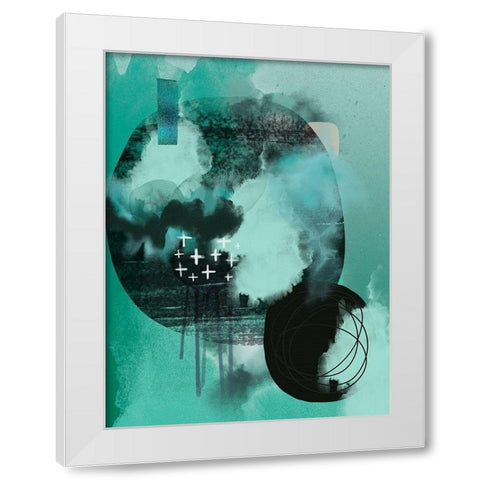 Still Tones White Modern Wood Framed Art Print by Urban Epiphany