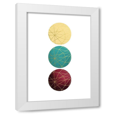 Still Tones White Modern Wood Framed Art Print by Urban Epiphany