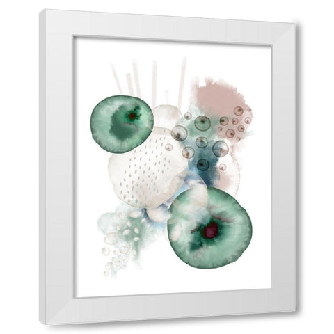Ocean of Harmony White Modern Wood Framed Art Print by Urban Epiphany